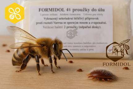 Včelařská praxe: Návod k použití odparných desek Formidol 41 g