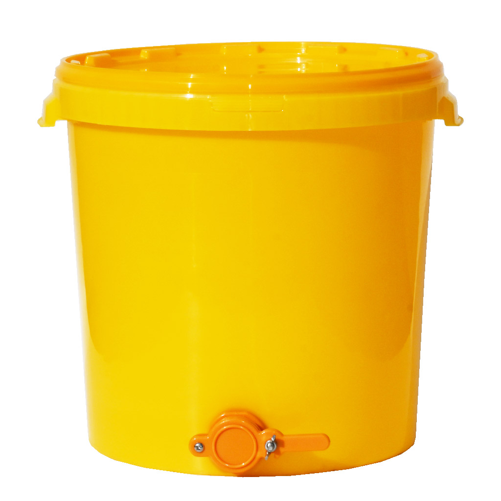 ventil pro stáčení medu, regulace průtoku, nádoba na med, hygiena, medárna
