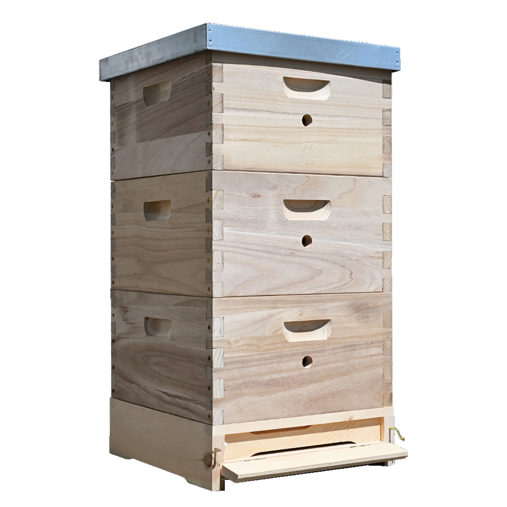 Cinkované spojení nástavků 39x24, pevný celodřevěný úl