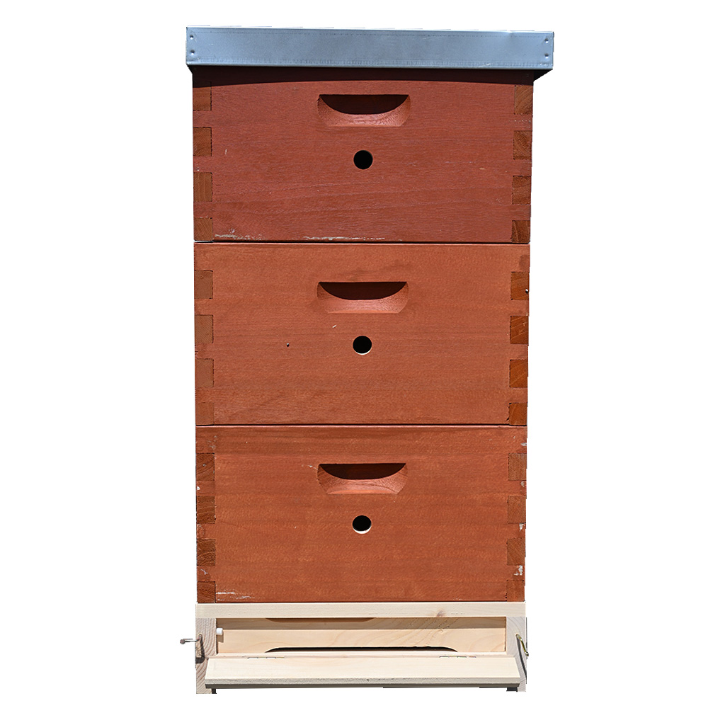 Cinkované spojení úlu 39x24, nabarvené nástavky, Schienen