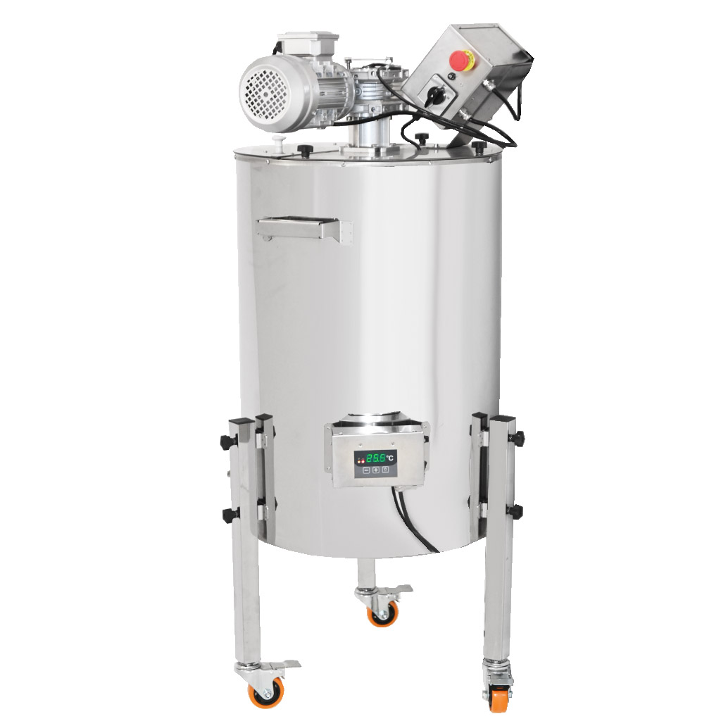 Zařízení k pastování s ohřevem Mellarius MaxiLine 230 V obj. 250 kg - automat, pastování medu, zpracování medu, včelařské vybavení