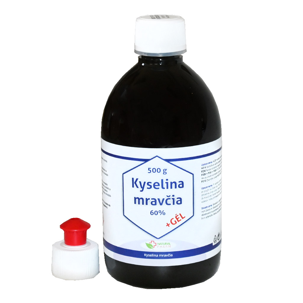 Kyselina mravenčí 60% - Gel - 500g, kyselina mravenčí, včelařské potřeby, péče o včelstva