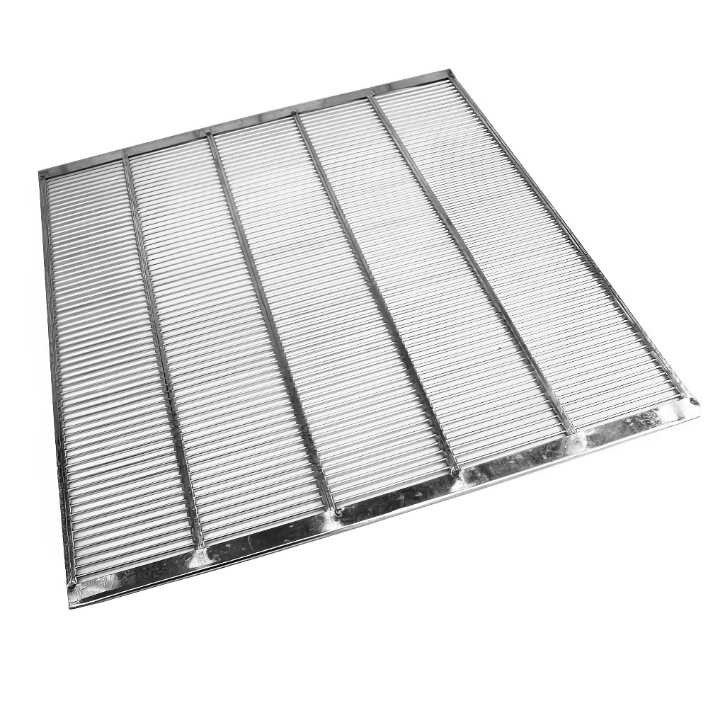 mateří mřížka kov 420x420 mm de, čelní pohled