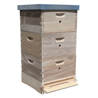 Přední strana úlu 39x24, očko, česnové kolečko, včelařské vybavení