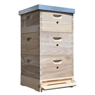 Cinkované spojení nástavků 39x24, pevný celodřevěný úl