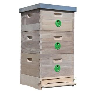 Úl 39x24 Schienen, celodřevěná sestava, paulovnie, nerezové kolejnice