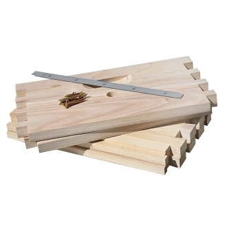 Spodní část nástavku schienen, stabilní uložení, úl 39 x 24