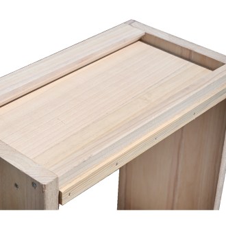 Nástavek Liebig boční detail, lehké dřevo, pevná stěna, včelařské vybavení