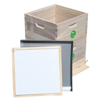 Úl 39x24, dva nástavky, lehká paulovnie, celodřevěná sestava
