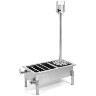 Nerezové čeřící síto ApiNord kombi + ohřev, Nerezové čeřící síto ApiNord® kombi + ohřev Posuňte zpracování medu ve své medárně na vyšší úroveň s kombinovaným systémem ApiNord®, včelařské
