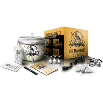 Set na výrobu domácí medoviny – George's Mead (5 litrů), Set na výrobu domácí medoviny – George's Mead ( litrů) Staňte se více než jen konzumentem – staňte se tvůrcem nápoje bohů, včelařské