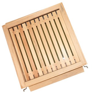Celozasíťované varroa dno - Komplet s výsuvnou nerez mřížkou - 3 cm, Varroa - celozasíťované dno pro včelí nástavkový úl rámkové míry x cm ( cm sestava), včelařské potřeby, včelařství