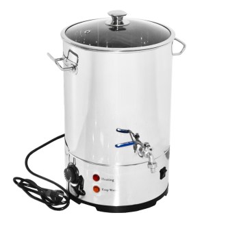 Nádoba na rozehřívání vosku, Mellarius, 20 l, elektrický ohřev, nerezová ocel, včelařské potřeby