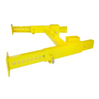 Pozinkovaný žlutý stojan pod úly 23,5 - 56,5 cm - 1 ks, Pozinkovaný stojan pod úly barvený - žlutý Ke kompletnímu, včelařské potřeby, včelařství