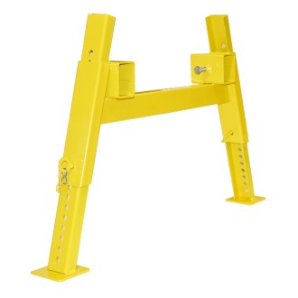 Pozinkovaný žlutý stojan pod úly 23,5 - 56,5 cm - 1 ks, Pozinkovaný stojan pod úly barvený - žlutý Ke kompletnímu sestavení jsou potřeba dva stativy a dvě dřevěné latě o rozměrech  x  mm,