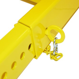 Pozinkovaný žlutý stojan pod úly 23,5 - 56,5 cm - 1 ks, Pozinkovaný stojan pod úly barvený - žlutý Ke kompletnímu, včelařské potřeby, včelařství