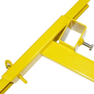 Pozinkovaný žlutý stojan pod úly 23,5 - 56,5 cm - 1 ks, Pozinkovaný stojan pod úly barvený - žlutý Ke kompletnímu, včelařské potřeby, včelařství
