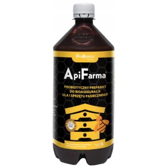 ApiFarma 1 l, samostatná lahvička, probiotický přípravek, hygiena úlů, včely