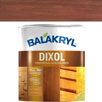 barva na úly, Balakryl Dixol, odstín ořech, ochranný nátěr dřeva