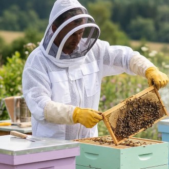 profi bunda včelařská s kuklou vel: s-xxl, včelařská bunda, ochranné oblečení, včelařské potřeby