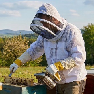 profi bunda včelařská s kuklou vel: s-xxl, včelařská bunda, ochranné oblečení, včelařské potřeby