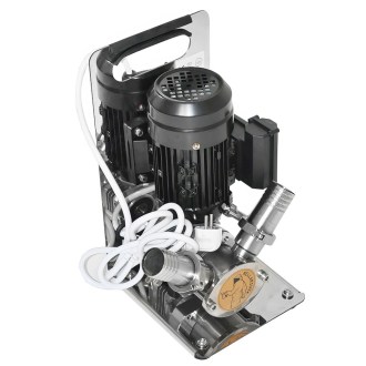 stacionární čerpadlo na med 230 V, Mellarius, tekutý med, medárna, nerezové vybavení