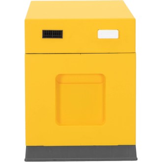 Plemenáč polystyrenový 39x24 6 rámků žlutý, polystyrenový plemenáč, rámky 39x24, chov matek, oddělky, žluté provedení