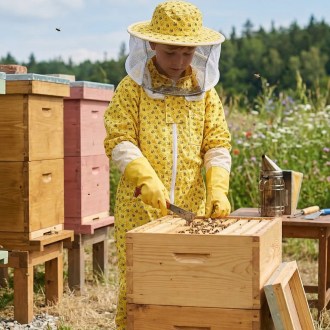 Dětská včelařská kombinéza Elegant Bee vel.: S-XL, včelařské potřeby, kvalitní provedení, praktické použití