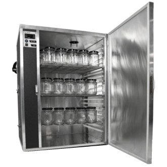 Dekrystalizační komora pro 2×45 kg nádoby nebo až 100 sklenic 225 l, dekrystalizační komora, ztekucování medu, včelařské potřeby