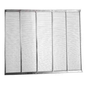 mateří mřížka kov 425x510 mm de, boční pohled