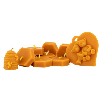 Kreativní sada na výrobu svíček včelí motiv, výroba svíček, kreativní sada, včelí vosk, včelí motiv