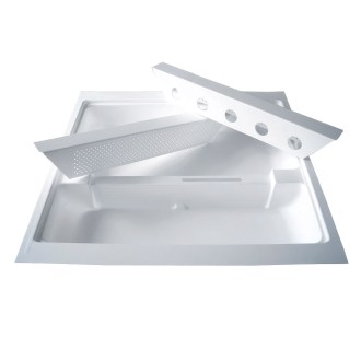 Krmítko stropní – Ještěd – plast, hlavní pohled, včelařské potřeby