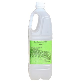 Kyselina octová 80% 1l, včelařské vybavení, praktické provedení