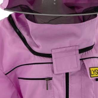Včelařská kombinéza s kloboukem fialová Lysoň, velikost S až XXXL, včelařská kombinéza, ochranné oblečení, včelařské potřeby