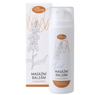 masážní balzám s propolisem 150 g, masáž, unavené končetiny, propolisová péče, Pleva
