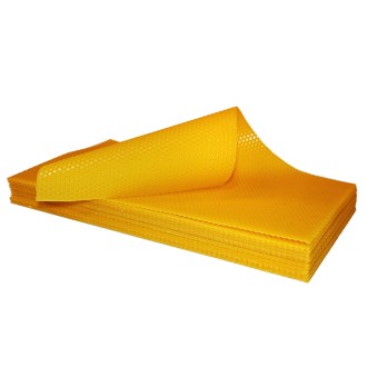 mezistěny Langstroth 1/1 232, 424x205 mm, válcované za studena, včelí vosk, mezistěny do úlu