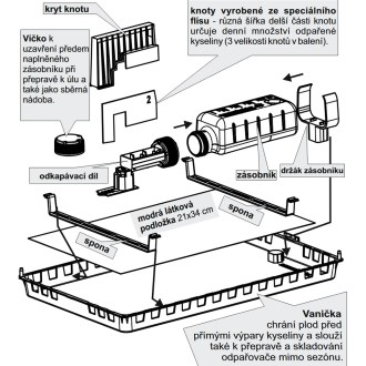 Nassenheider Professional odpařovač kyseliny dvojbalení