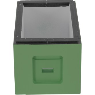 Český nástavek 6 rámkový 39x24 zelený, český nástavek, rámky 39x24, zelené provedení, včelí úl