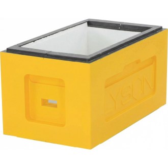 Český nástavek 6 rámkový 39x24 žlutý, český nástavek, rámky 39x24, žluté provedení, včelí úl