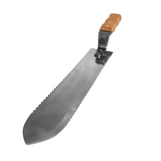 Nůž na odvíčkování - zubatý - nerez - 28 cm