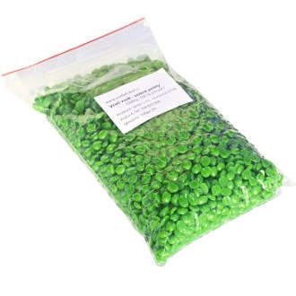 Včelí vosk - zelené pelety - 500 g, včelí vosk, voskové pelety, výroba svíček, dekorace, včelařské potřeby