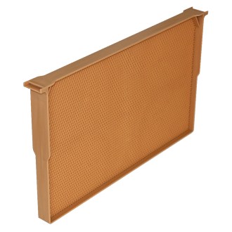 Celoplastový rámek r.m. 39x24 - 3 gen. - termoplast - hnědý, včelařské potřeby, vybavení úlu, fotografie produktu