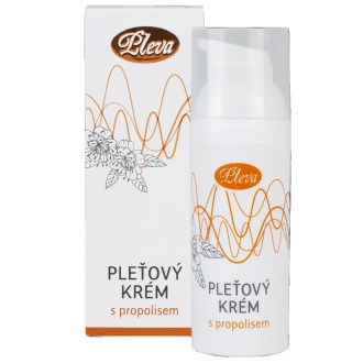 pleťový krém s propolisem 50 g, péče o pleť, propolisová kosmetika, regenerace pokožky, Pleva