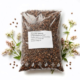 pohanka obecná, balení 0,5 kg, osivo, výsev