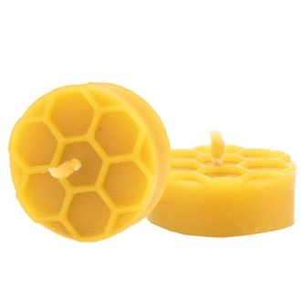 Silikonová forma na svíčky - čajová svíčka se vzorem včelí buňky - 1,5 cm - FS512, Silikonové formy na svíčky z včelího vosku - čajová svíčka, včelařské potřeby, včelařství