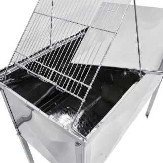 odvíčkovací stůl Mellarius, pohled, 100 cm, medobraní, rámky