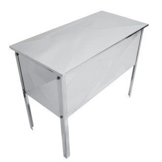 odvíčkovací stůl Mellarius, vnitřní pohled, 100 cm, práce s plásty
