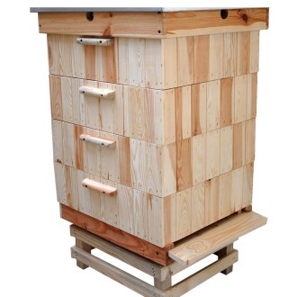 Úl Dadant Blatt 4x145 – dřevěný, zateplený, s rámky - na 10 rámků