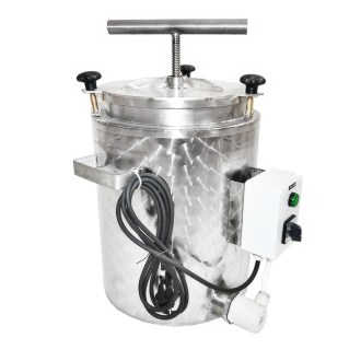 vařák na vosk s lisem 35l - elektrický 230 v, detail