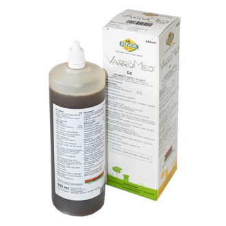 VarroMed, 5 mg ml, 44 mg ml, 555 ml, lahvička, krabička